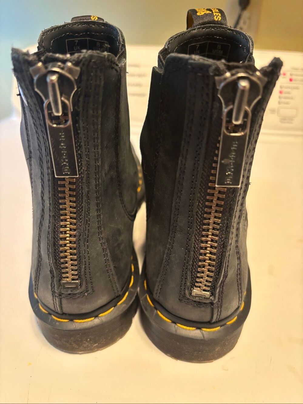 Dr. Martens Black Leather Boots